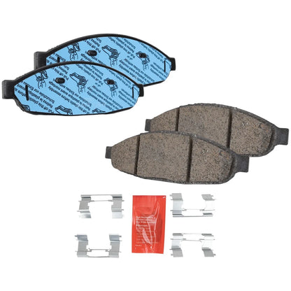 Front Brake Pad Set Ceramic for 2004-2008 Chrysler Pacifica