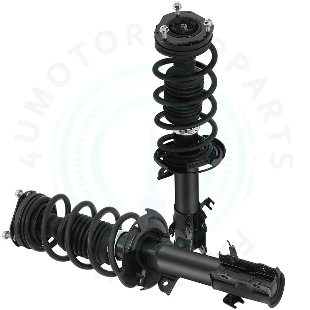 2X Front Complete Shocks Struts Coil Springs for Ford Fiesta (2014–2015)