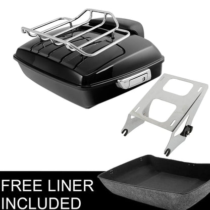 Chopped Trunk Pad Mount Rack for Harley Touring 2014-2026
