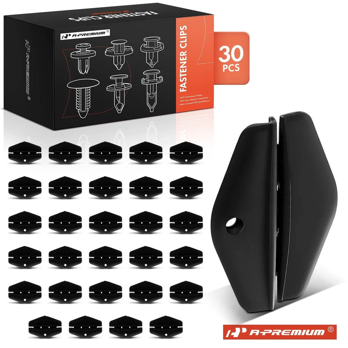 30 Pcs Nylon Window Guide Retainer Clips for Buick Cadillac