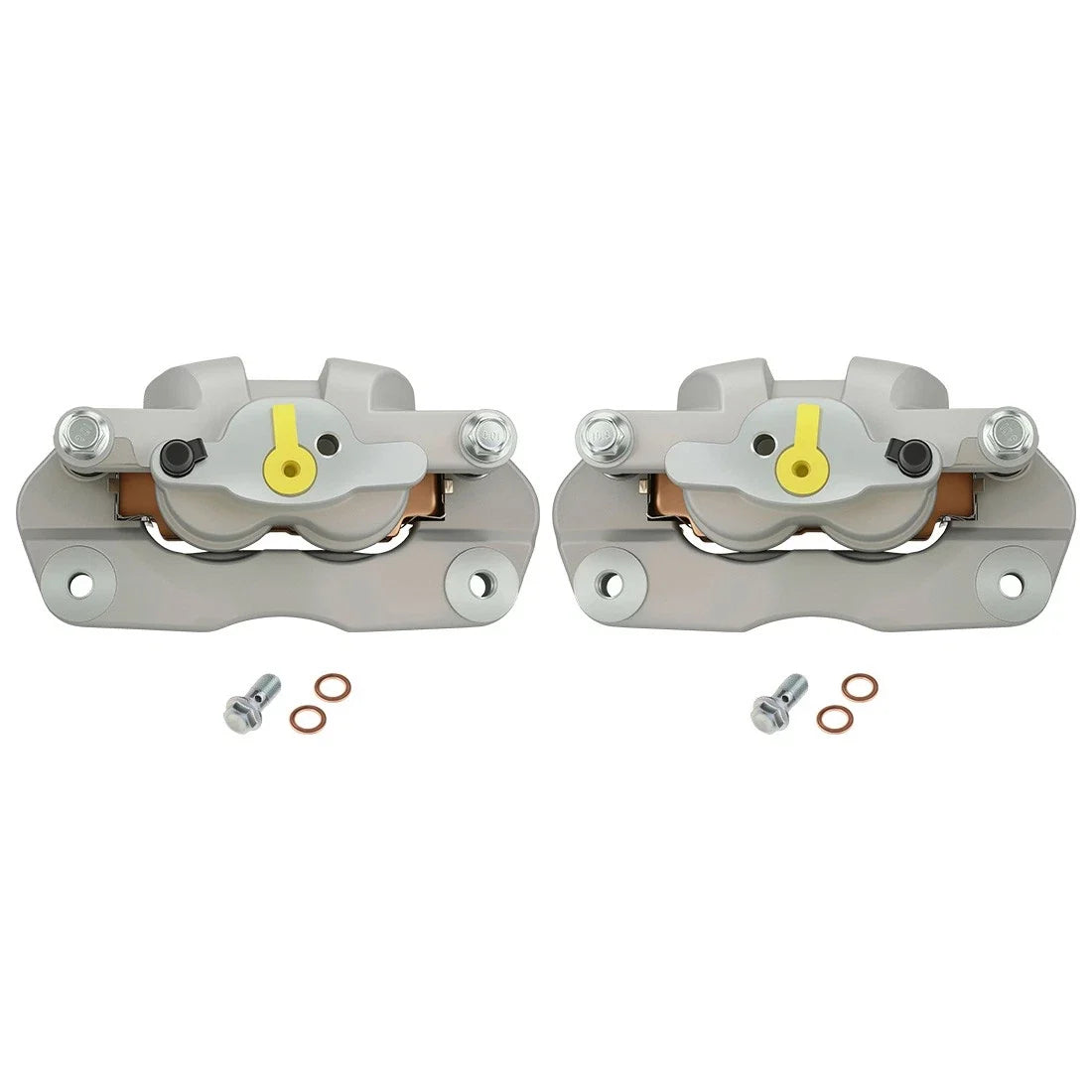 Front Brake Calipers and Pads for Yamaha Wolverine RMAX2 1000 2021-2024