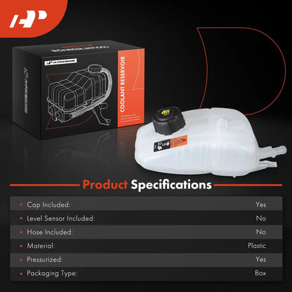 Engine Coolant Reservoir and Cap for 2020-2024 Nissan Sentra