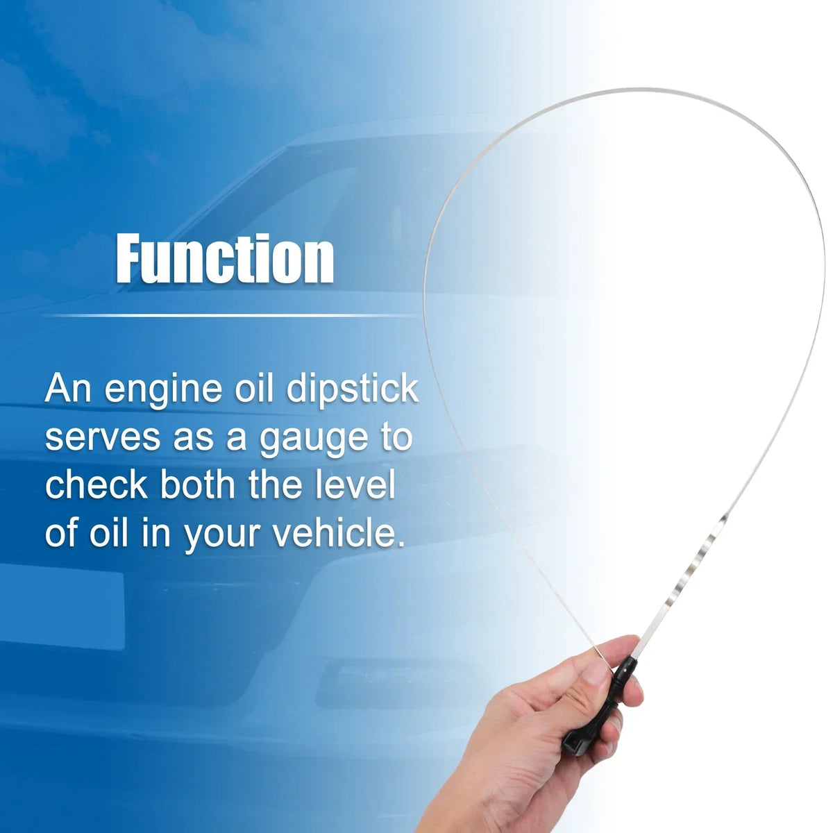 Engine Oil Dipstick Level Indicator - Black for Dodge 2500 2000-2002