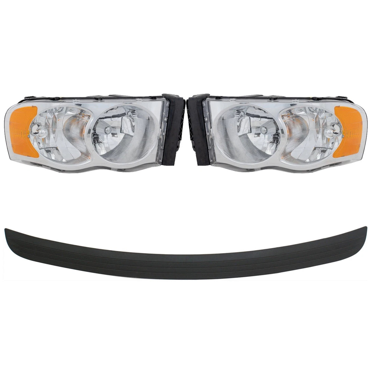 Headlight Set for Dodge Ram 1500 2500 3500 (2002–2008) Left Right