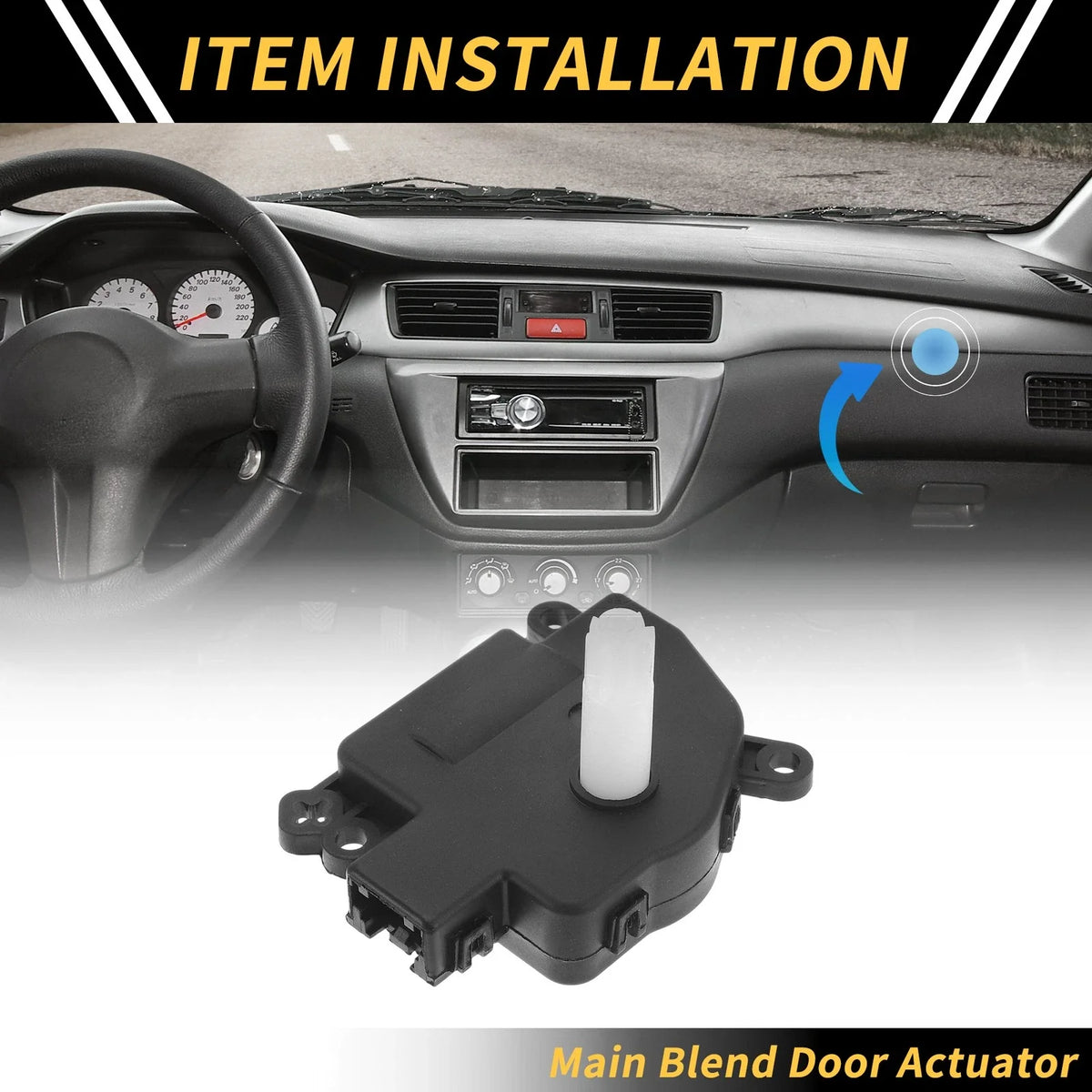 HVAC Heater Blend Door Actuator for Ford F-150 (2004–2008) No. 9L3Z19E616E