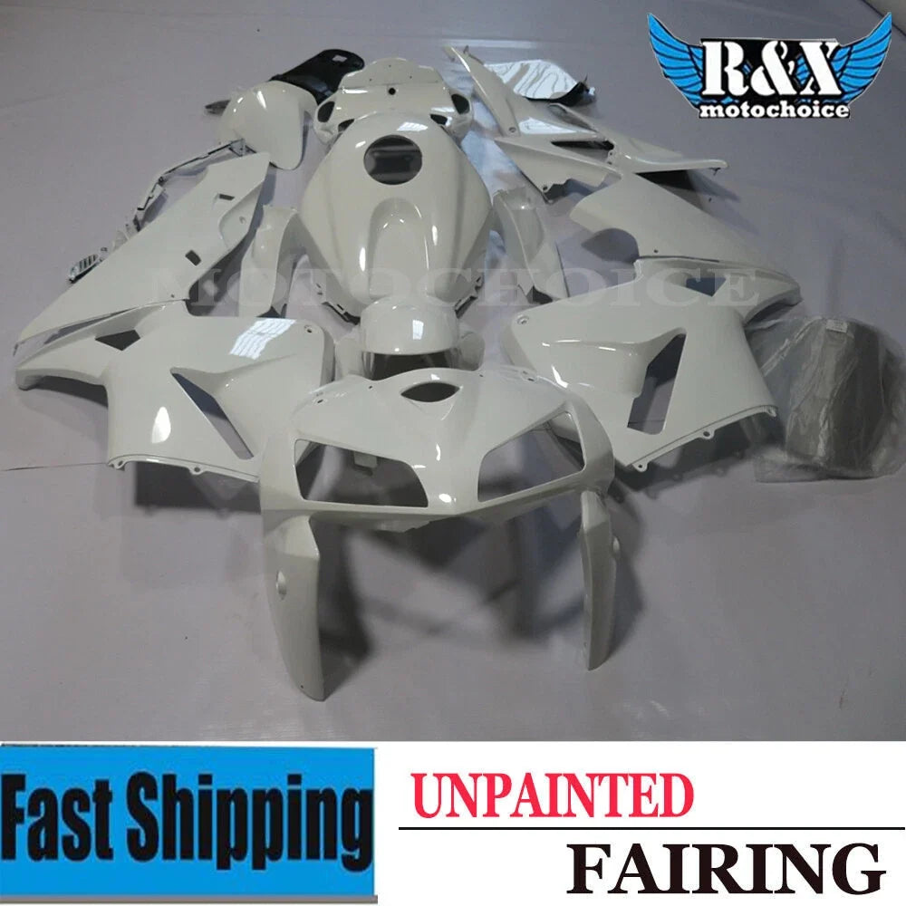 White Painted Injection Fairing Kit for Honda CBR600RR (2005–2006)