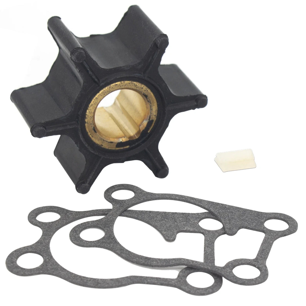 Water Pump Impeller with Gasket and Key for Johnson Evinrude 1970-2023