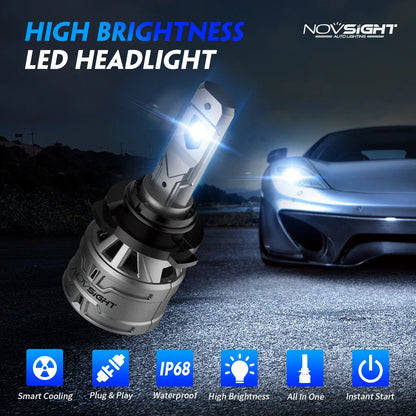 LED Headlight Bulbs Combo 9005 + 9006 for Toyota Hilux N70 2005-2015