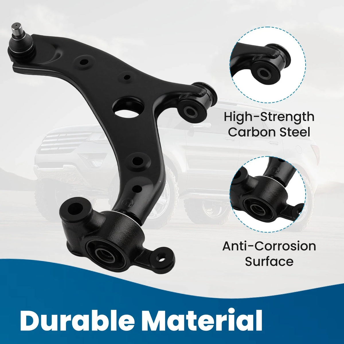 Front Control Arms w/ Ball Joint - 2X Set for Mazda 3 (2014–2018)