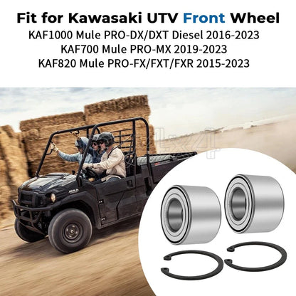 Front Wheel Bearings for Kawasaki Mule Pro FXT FX DX DXT MX (2015–2023) 92045-0762