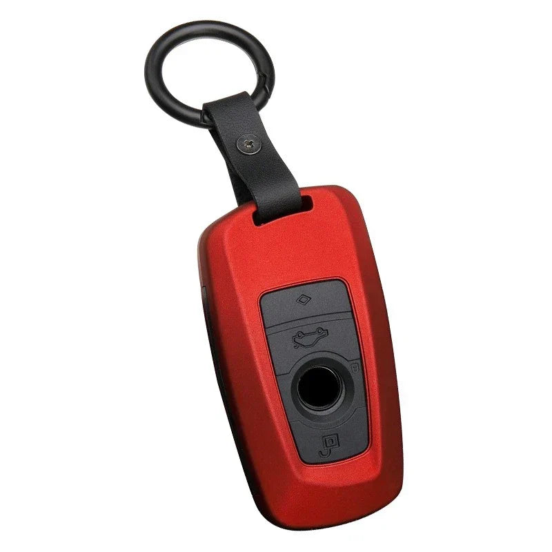 Key Fob Cover Protector - 3 Button Red for BMW 1 3 4 5 6 7 Series (2000-2023)