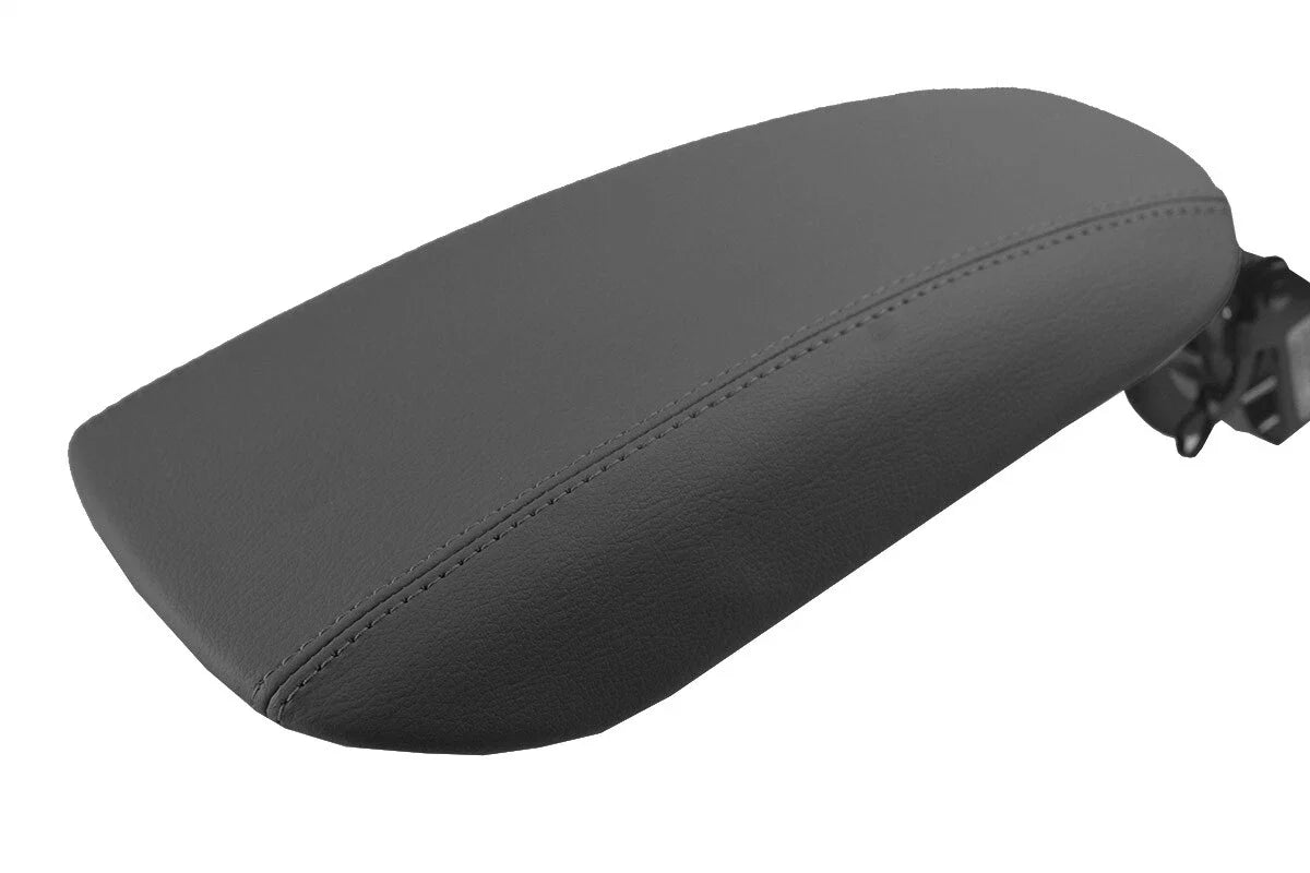 Console Lid Pull Over Cover Leather for Ford Fusion (2013–2020) Gray