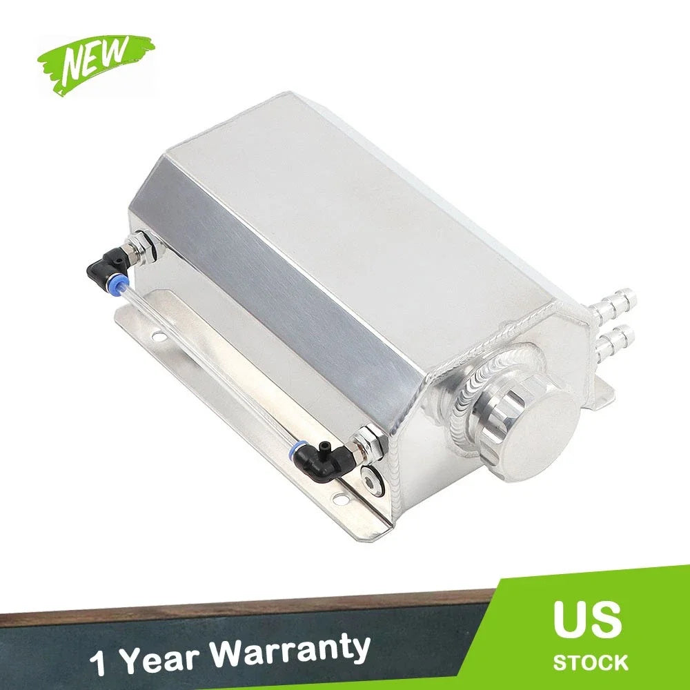 Universal 2L Aluminum Coolant Overflow Tank Bottle