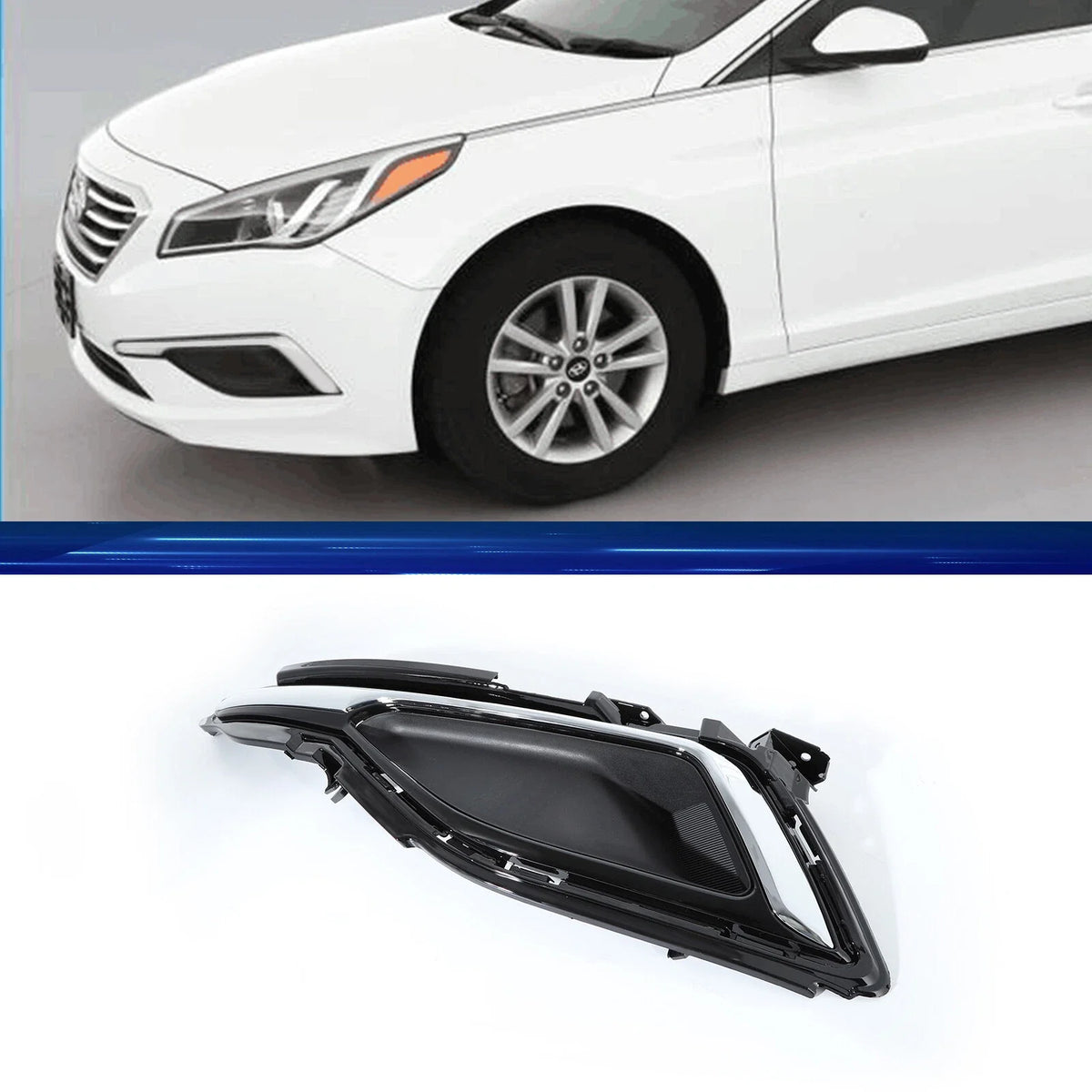 Driver Fog Light Cover for Hyundai Sonata (2015–2017)