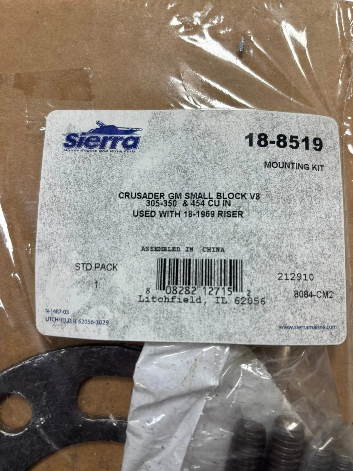 Exhaust Mounting Kit for Sierra GM Small Block V8 (18-8519)