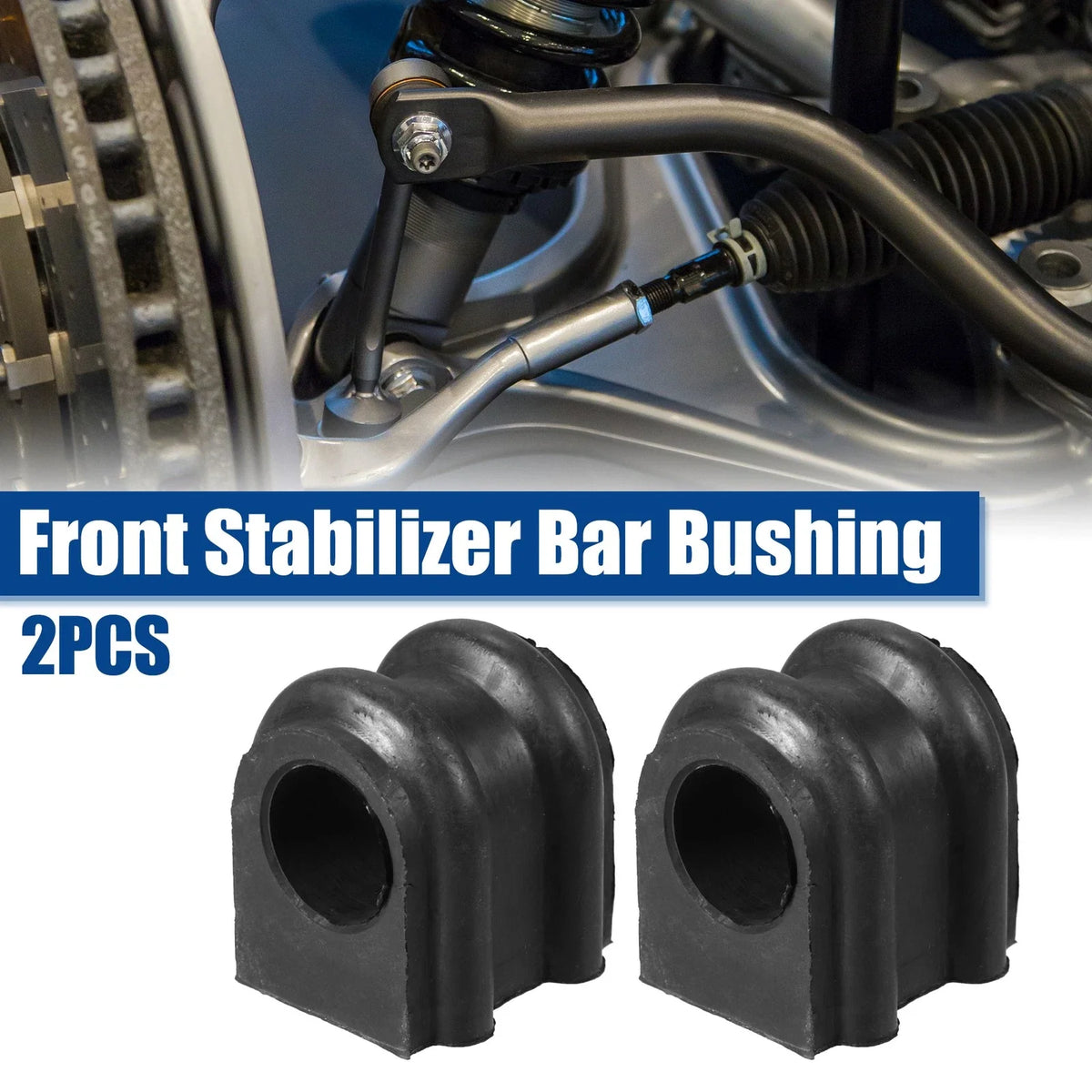 2X Front Suspension Sway Bar Stabilizer Bushing for Kia Soul (2010–2021) 718844783750