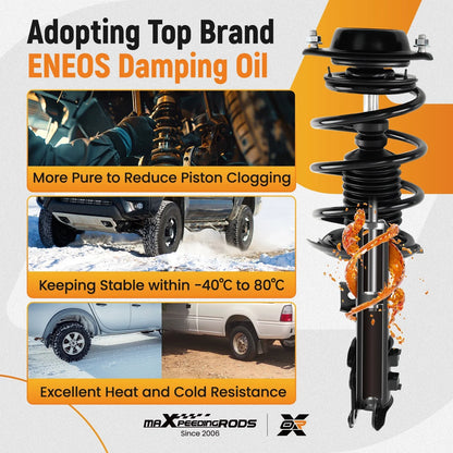 Set of 4 Struts Assembly for Hyundai Elantra (2011–2016)