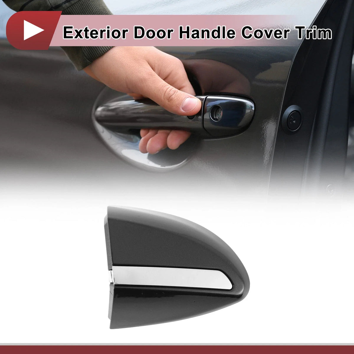 Exterior Door Handle Cover Trim for Toyota Corolla (2014–2018) Grey