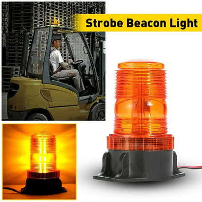 Forklift/Car/Truck 30-LED Yellow Amber Strobe Beacon Light