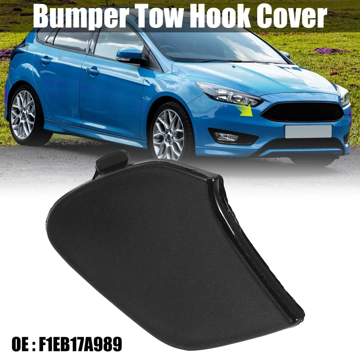 Tow Hook Eye Cover for Ford Focus MK3 (2014–2018) F1EB17A989