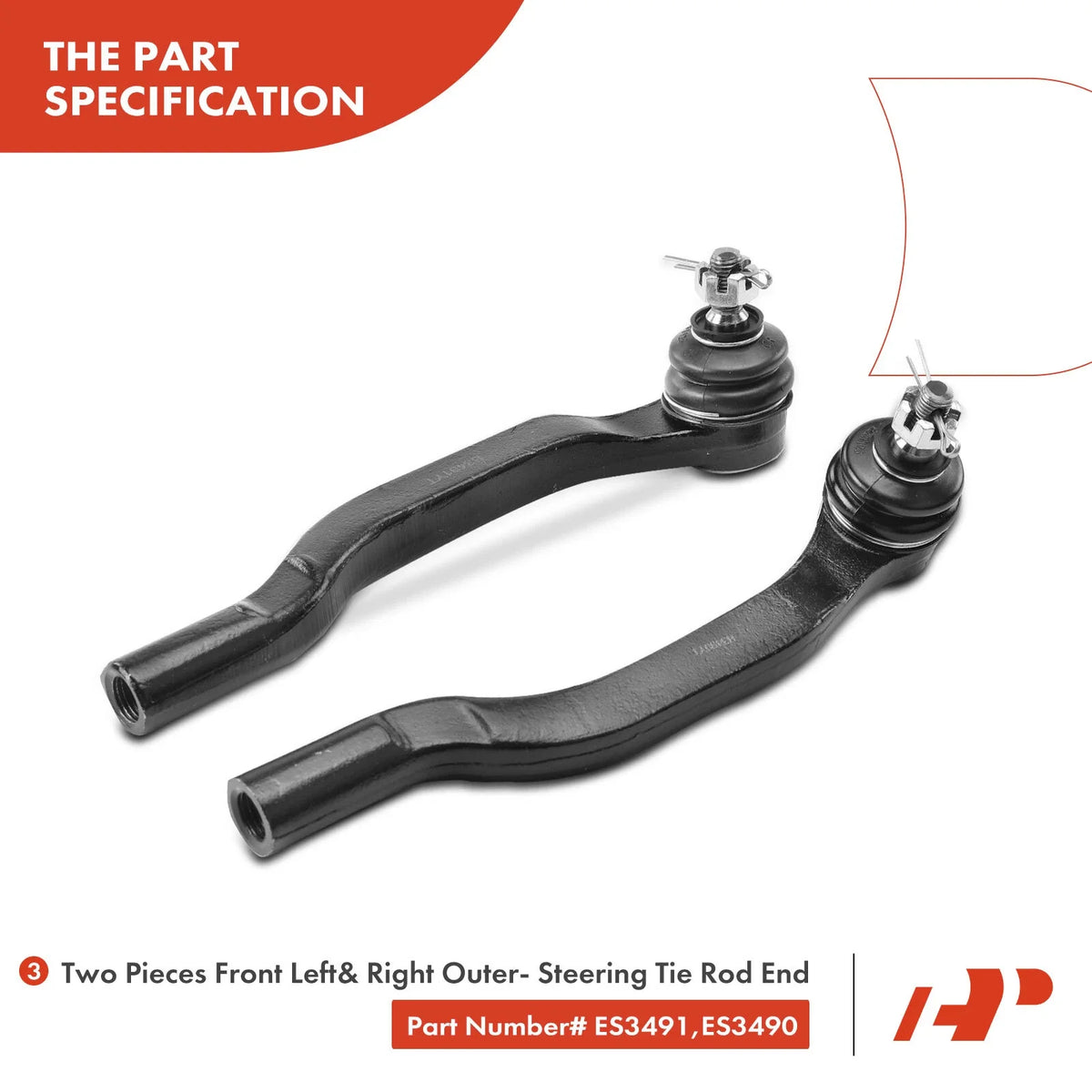 8-Piece Set of Sway Bar Links and Front Ball Joints for Honda Accord 1998-2002