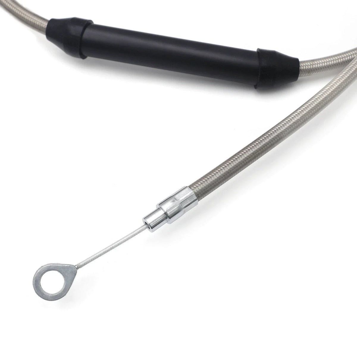 16" Stainless Extended Brake Cable for Harley Softail Deuce FXSTD (2007)
