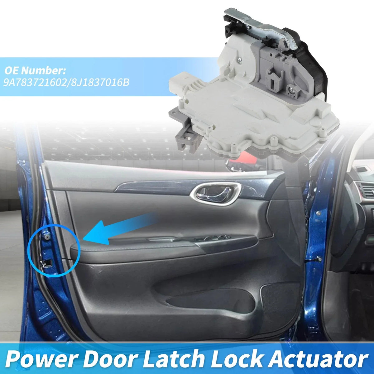 Front Right Power Door Lock Actuator for Volkswagen Touareg (2011–2017)