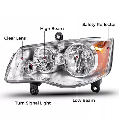 Driver Side Headlight Assembly for Dodge Grand Caravan 2011-2020