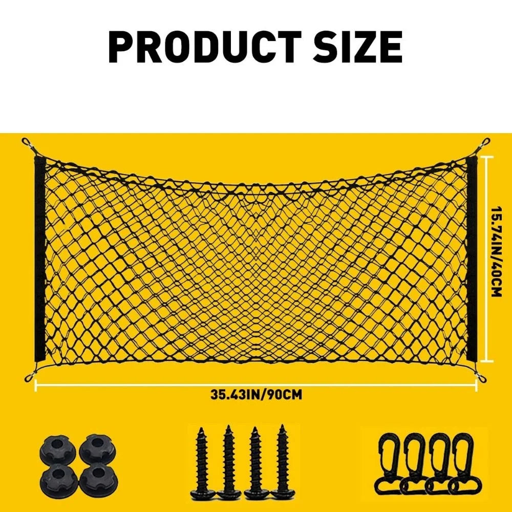 Trunk Organizer for Universal Vehicles (Mesh Net Pocket)
