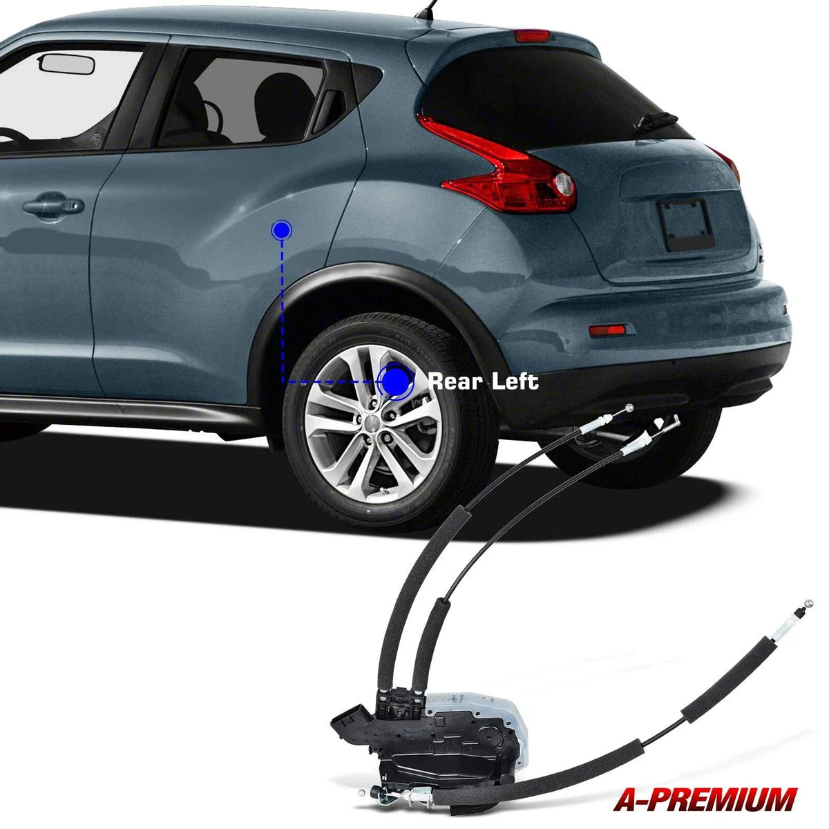 Rear Door Lock Actuator Pair for Juke (2011-2017) - 2 Units