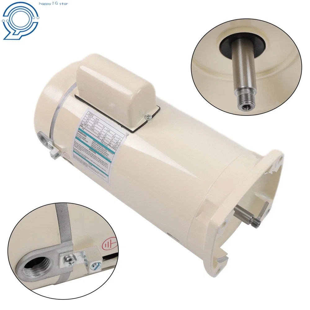 1.5 HP Pool Pump Motor for Square Frame Flange (56Y)