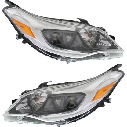 Headlight Set for Toyota Avalon (2013–2015) Left & Right Halogen Bulbs