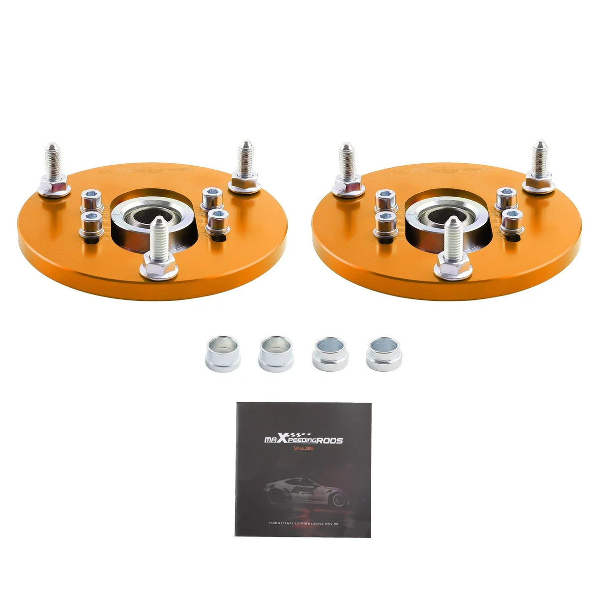 Front Upper Mounts Pillow Ball Bushing Set for BMW E46 3 Series 1998-2006