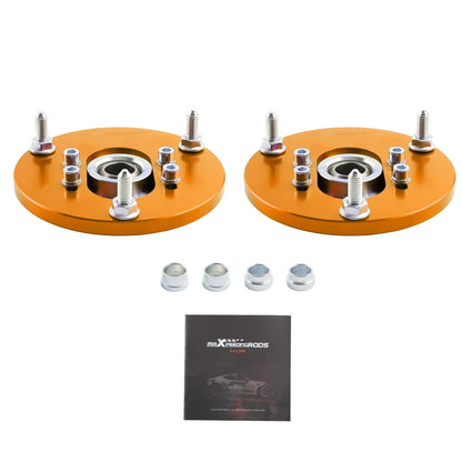 Front Upper Mounts Pillow Ball Bushing Set for BMW E46 3 Series 1998-2006