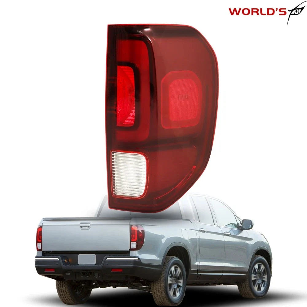 Tail Light for Honda Ridgeline (2017–2023) Clear Red Halogen Right Rear