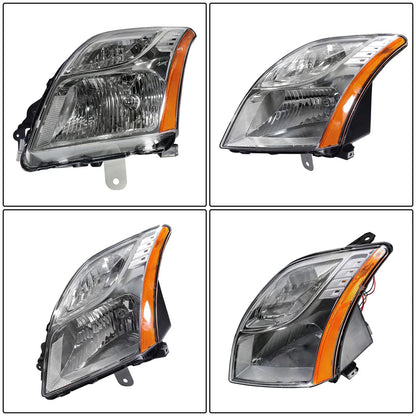 Left Headlight Assembly Chrome for Nissan Sentra (2010–2012)