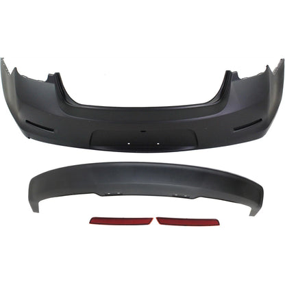 Bumper Cover for Chevrolet Malibu (2013–2015) Rear Kit Reflector Valance
