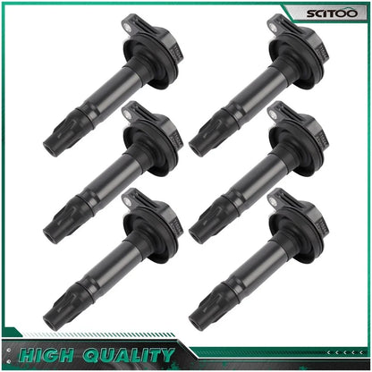 6-Pack Ignition Coils for Ford Flex, Taurus, Lincoln MKT 3.5L 2010-2012