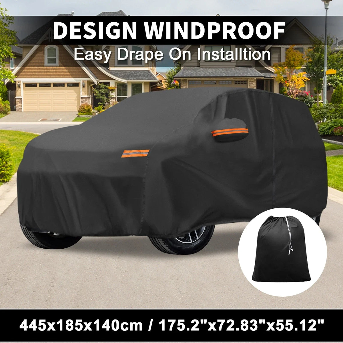 Waterproof 210D-PU Car Cover for Kia Seltos (2020–2023)