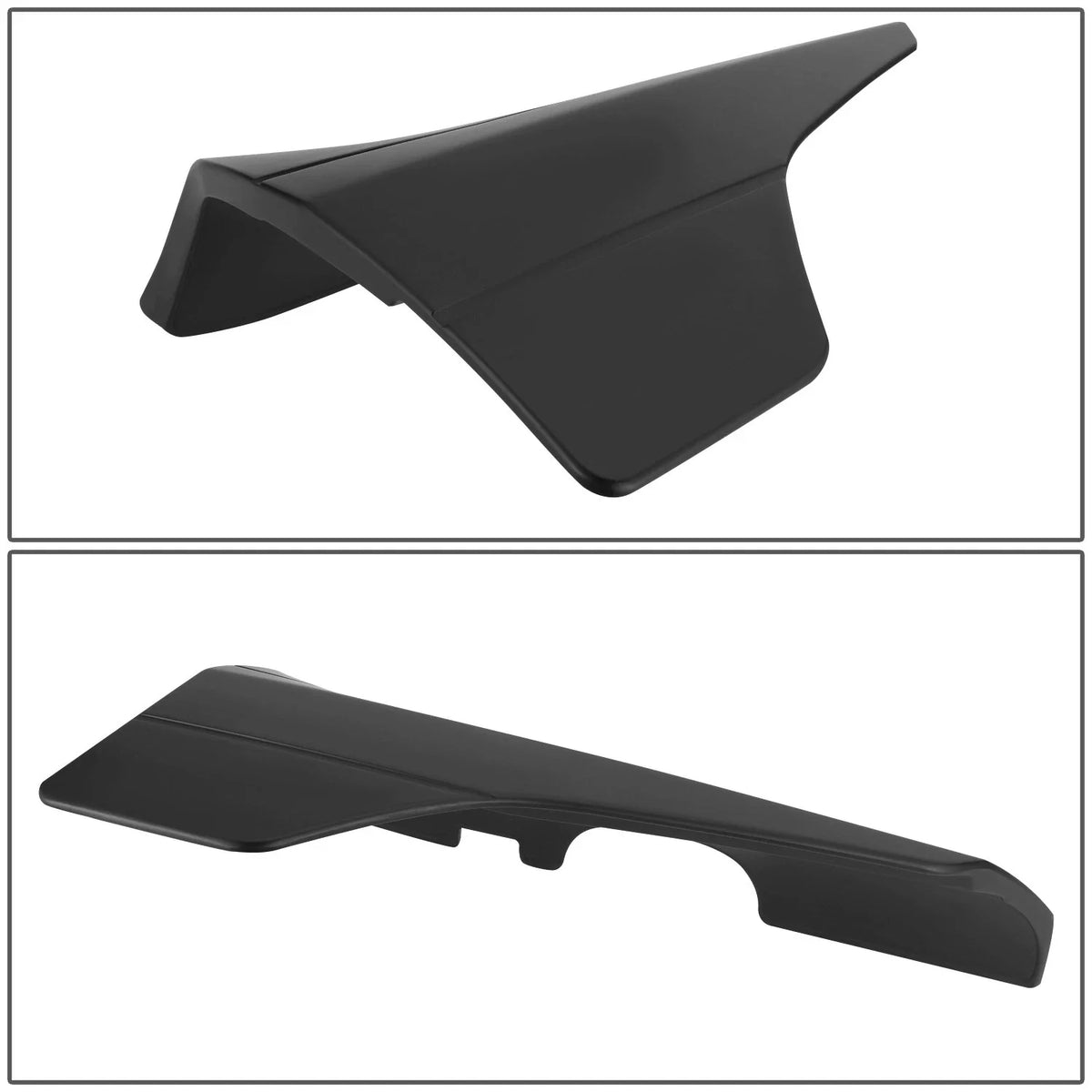 Rear Matte Black Door Side Skirt Panel Splitters for Tesla Model 3 (2017–2022)