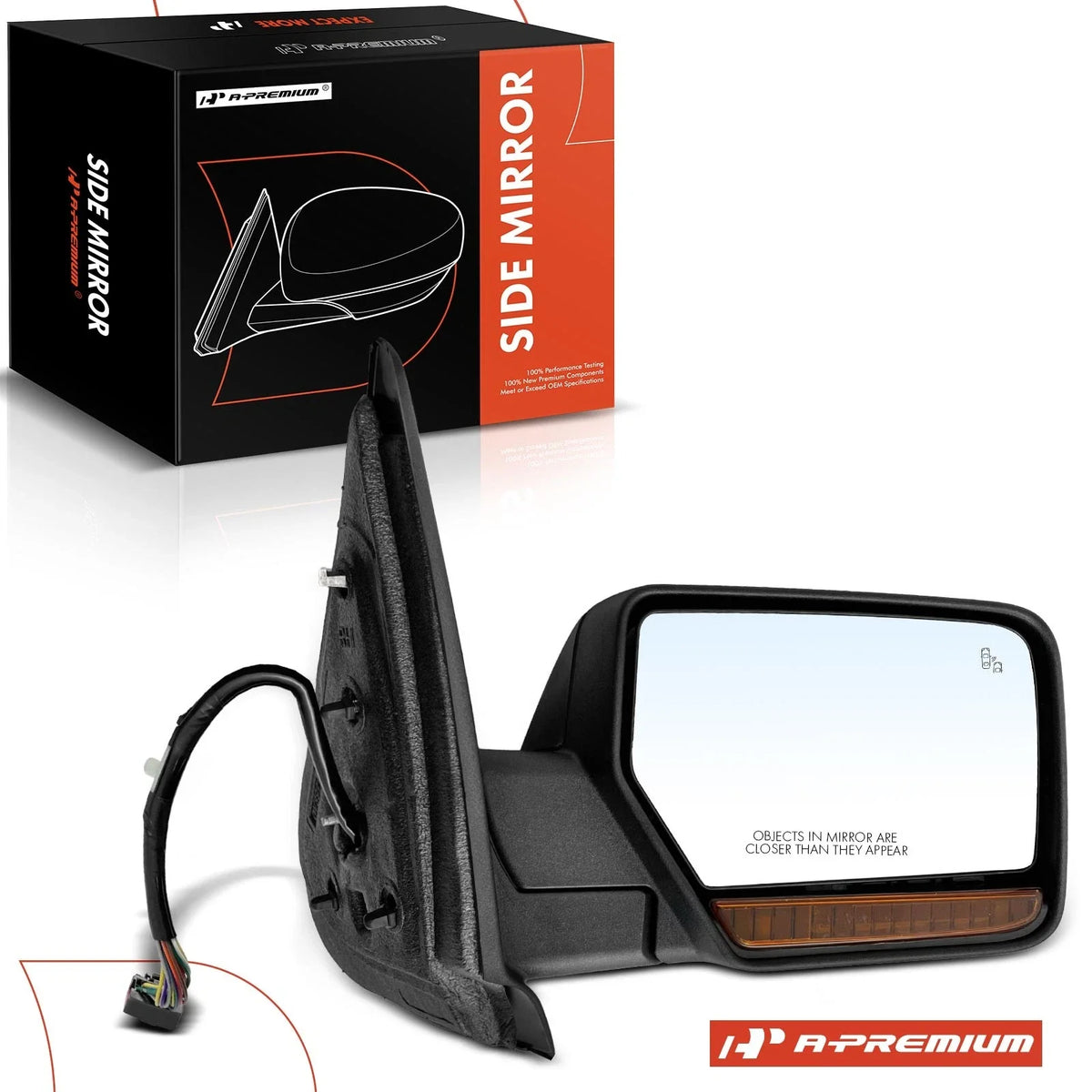 Power Folding Passenger Side Mirror for Ford Expedition (2015–2017)