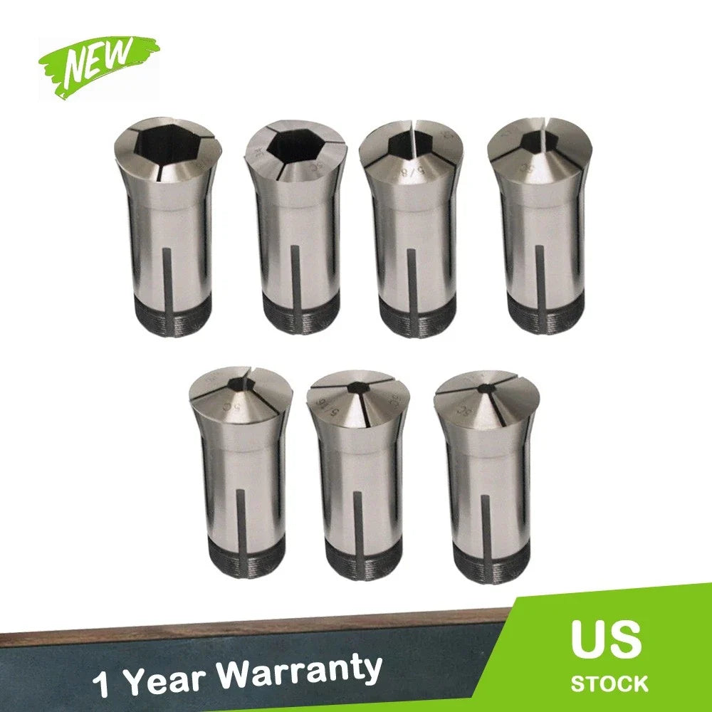 7pcs 5C Hex Collet Set for Auto Use