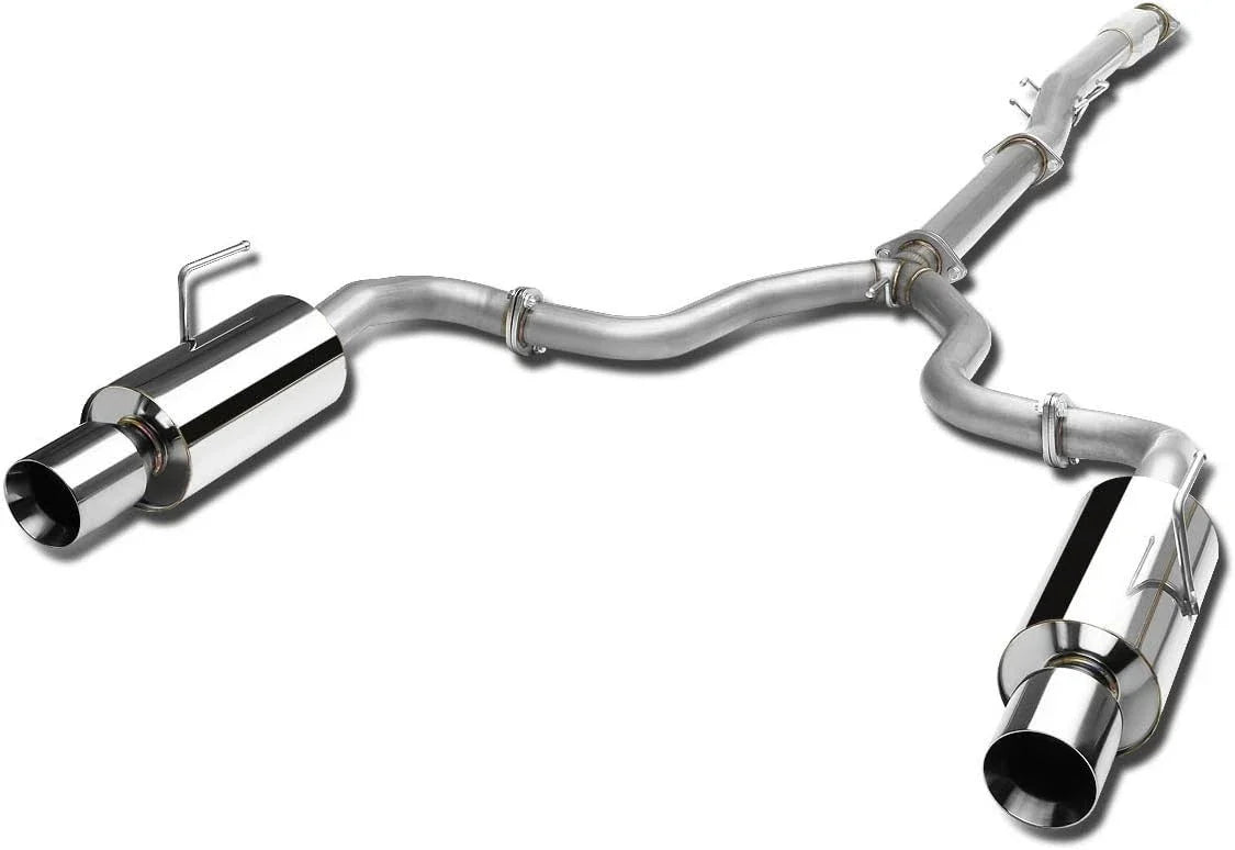 4" Dual Rolled Tip Catback Exhaust for 2007–2012 Nissan Altima