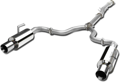 4" Dual Rolled Tip Catback Exhaust for 2007–2012 Nissan Altima