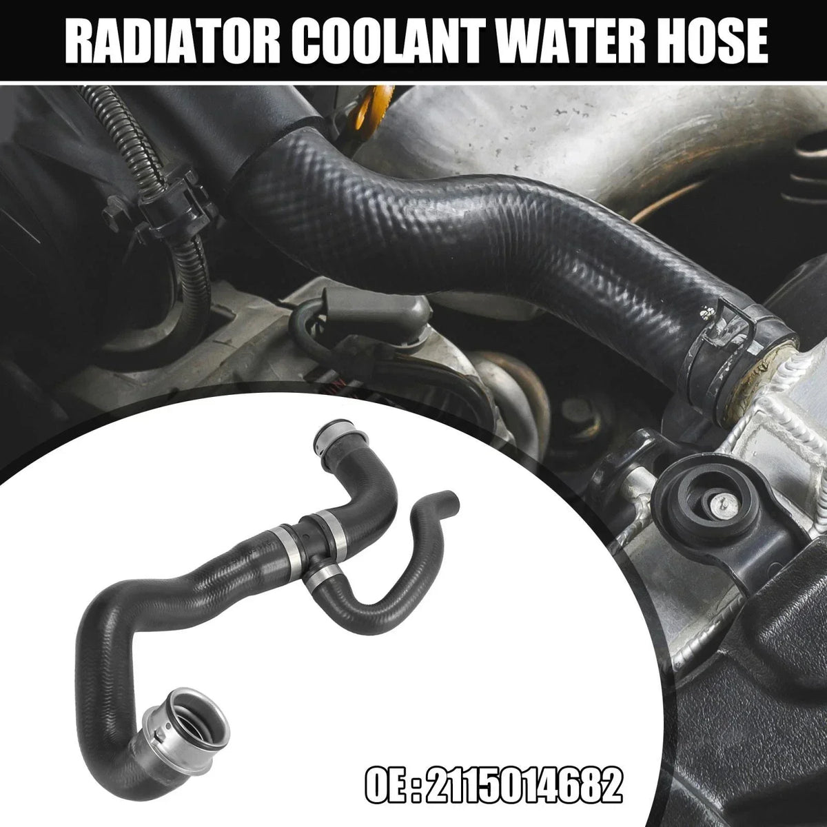 2006-2009 Mercedes Benz E350 Lower Radiator Coolant Hose