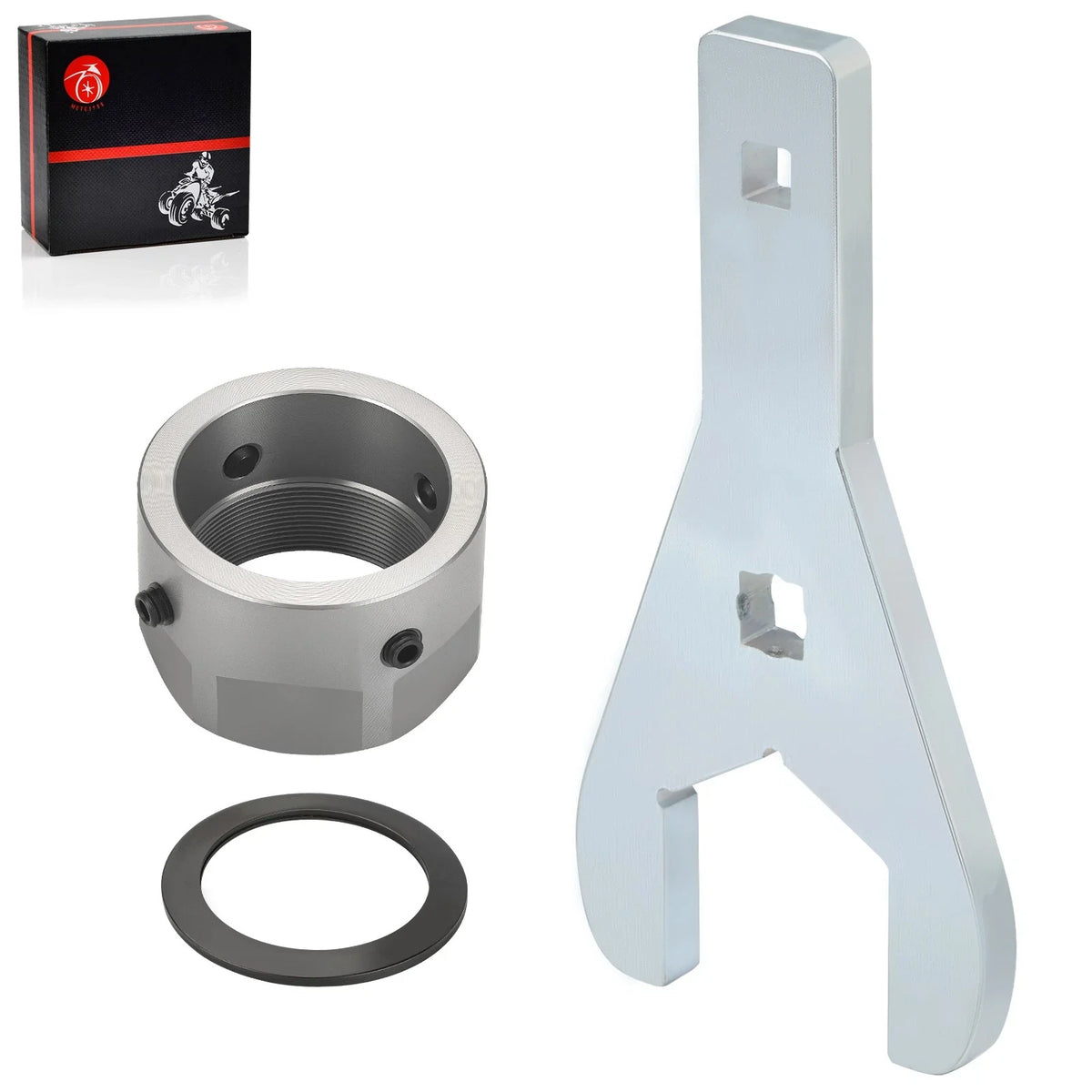 Axle Nut Wrench Tool 46mm & Nut for Yamaha YFZ450R/YFZ450X 2009-2024