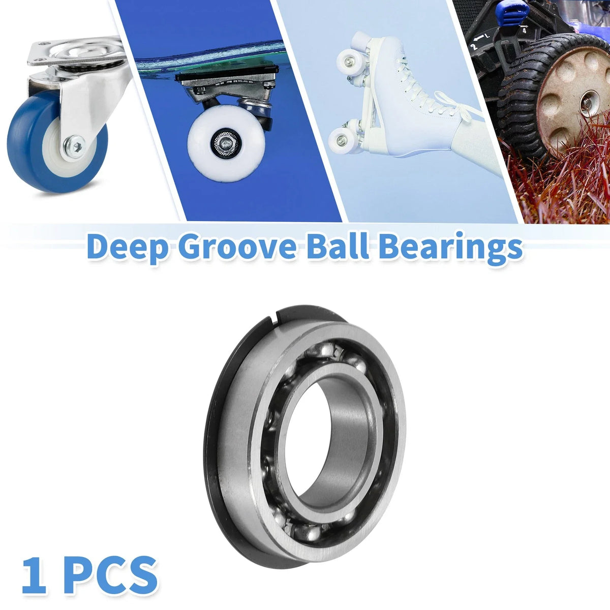 Deep Groove Ball Bearing 25x47x12mm for Various Models (6005NR)