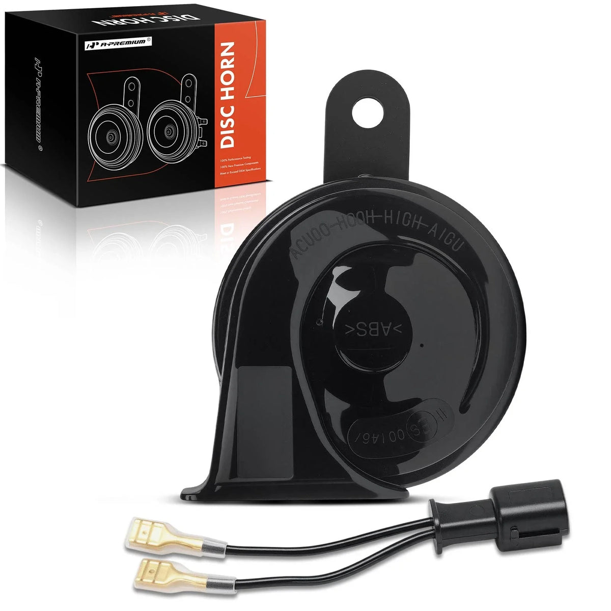 80mm Black Snail Horn for Honda Civic