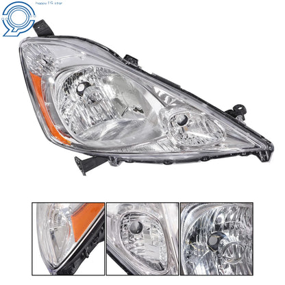 Chrome Headlight Halogen for Honda Fit Sport (2009-2011)