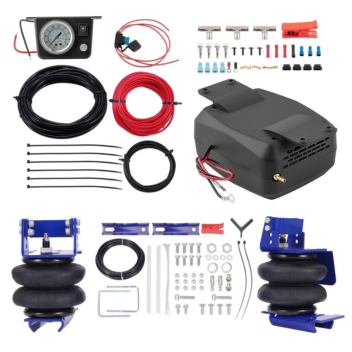 Air Spring and Compressor Kit for 2004-2008 Dodge Ram 2500